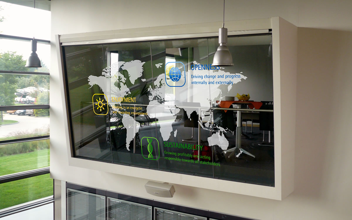 Sartorius College Weltkarte, 2010